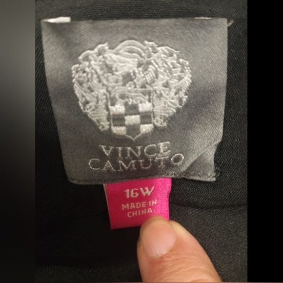 Vince Camuto Black Blazer Tailored Fit Professional Design - Picture 6 of 11